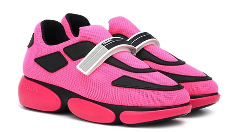 prada cloudbust pink and white|prada black cloudbust thunder sneakers.